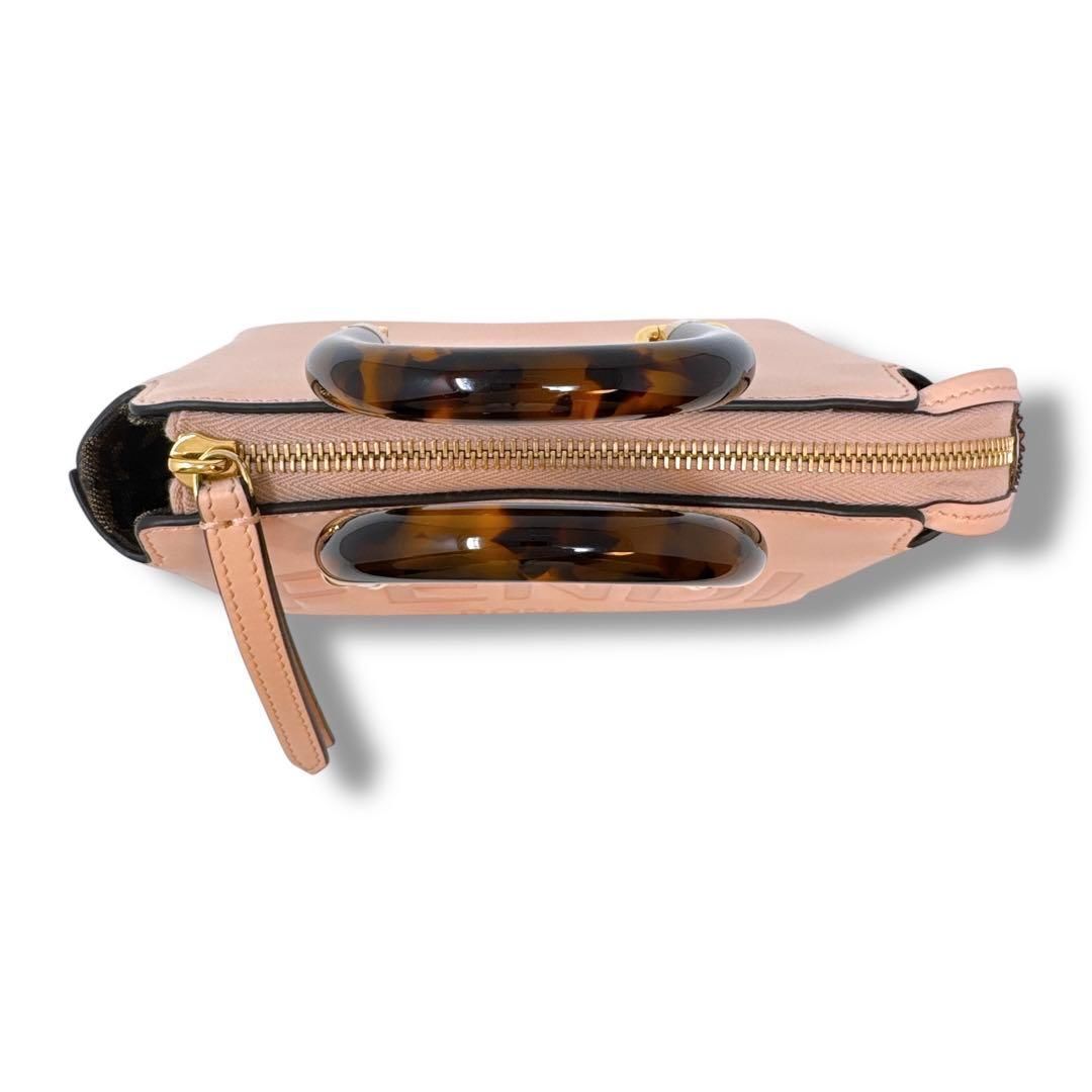 フェンディ FENDI ハンドバッグ ミニバイザウェイ 8BS067 ピンク 