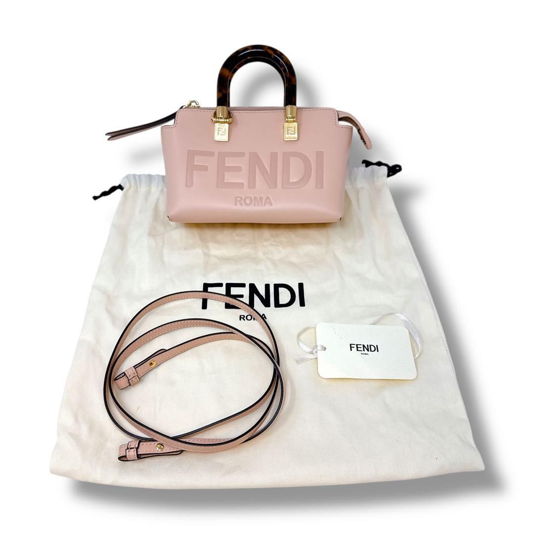 フェンディ FENDI ハンドバッグ ミニバイザウェイ 8BS067 ピンク 