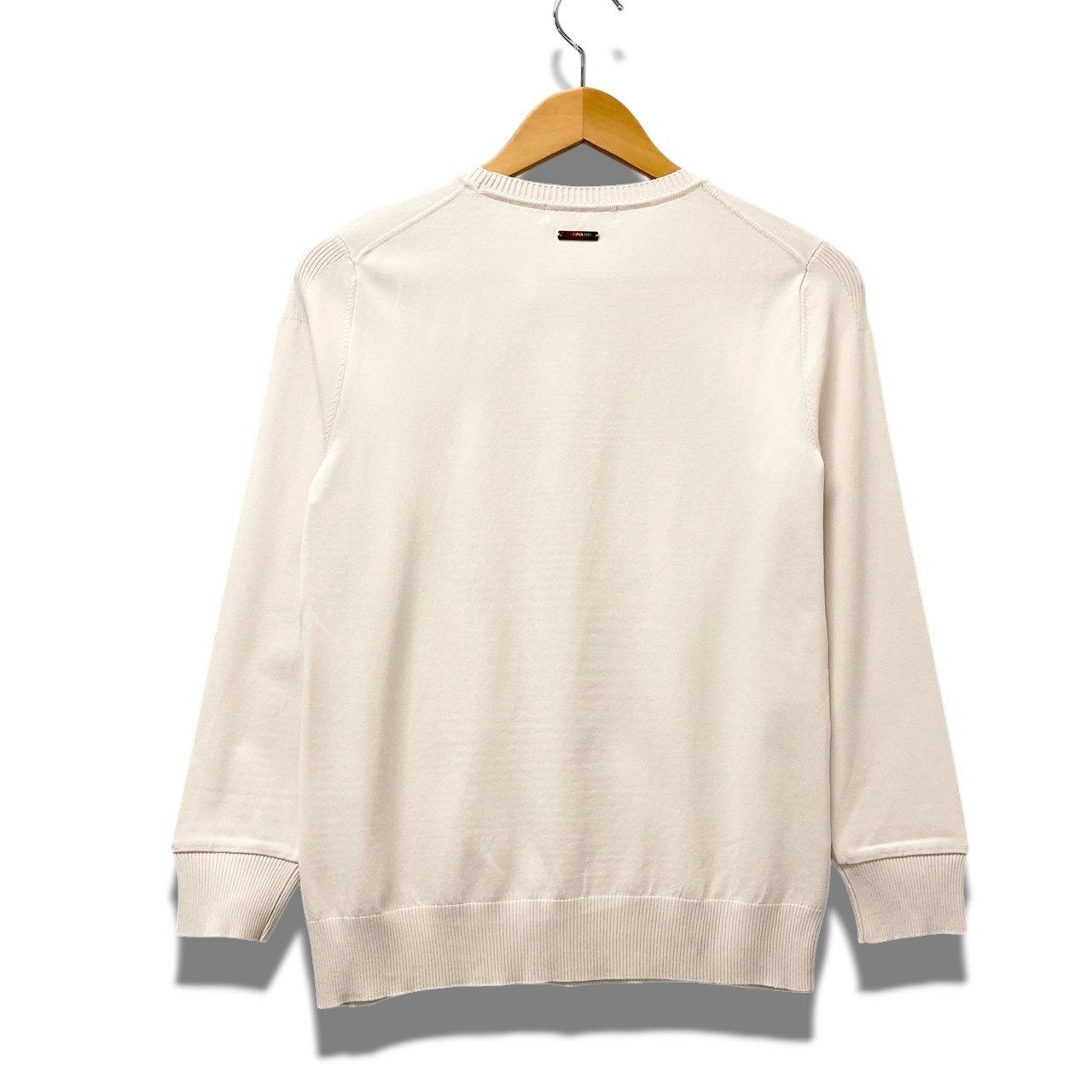 44b17 LEONARD SPORT レオナールスポーツ クルーネックニットセーター