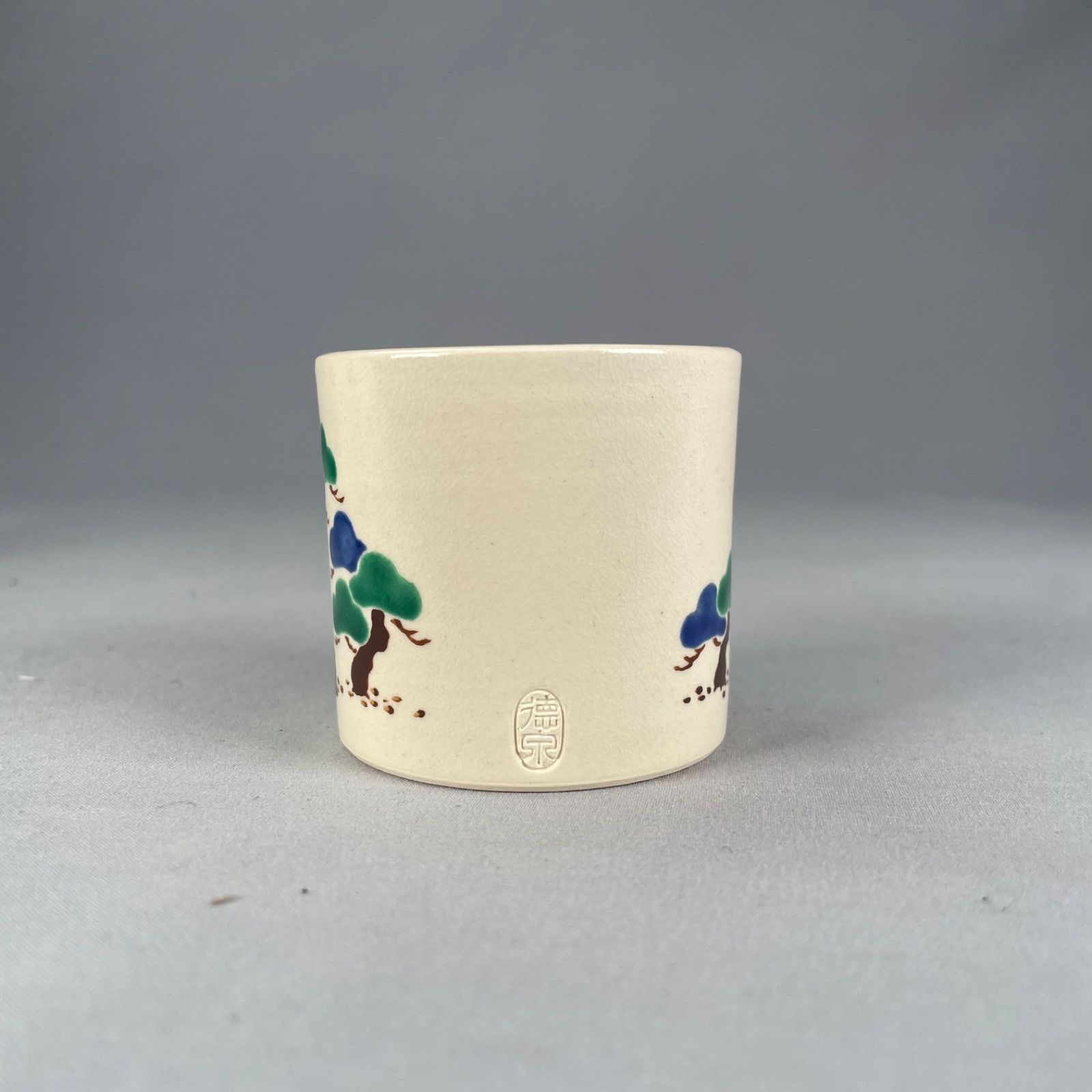 茶道具】西村徳泉造 色絵松の絵蓋置 蓋置217 - メルカリ