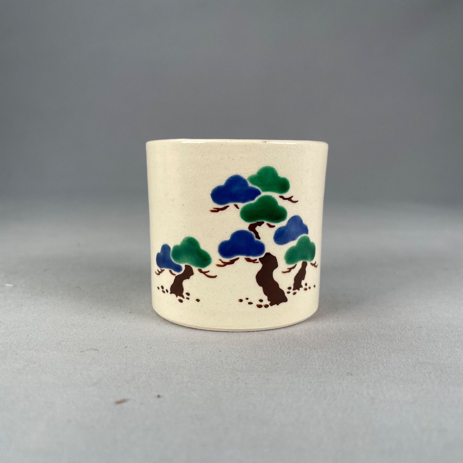 茶道具】西村徳泉造 色絵松の絵蓋置 蓋置217 - メルカリ