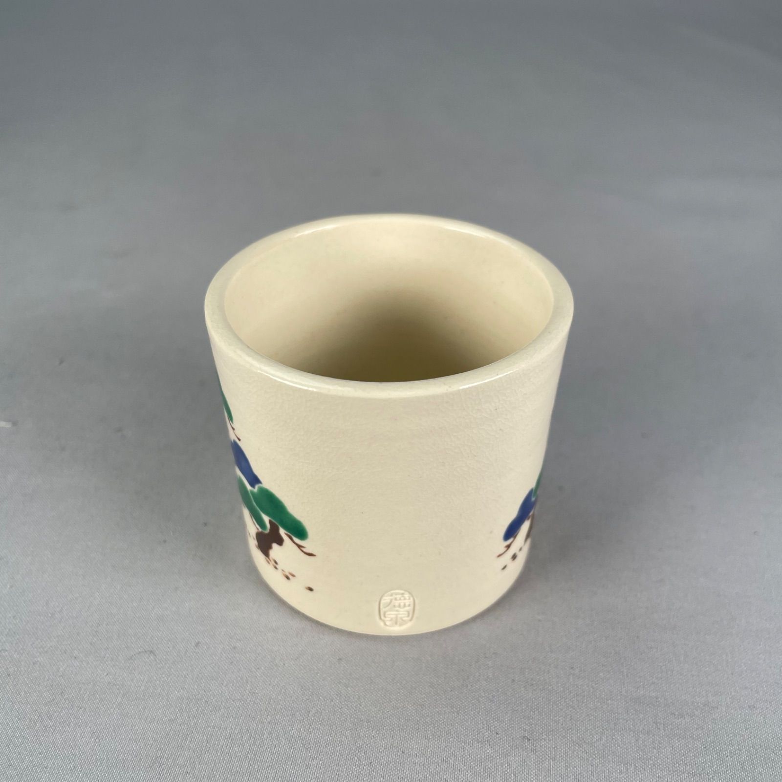 茶道具】西村徳泉造 色絵松の絵蓋置 蓋置217 - メルカリ