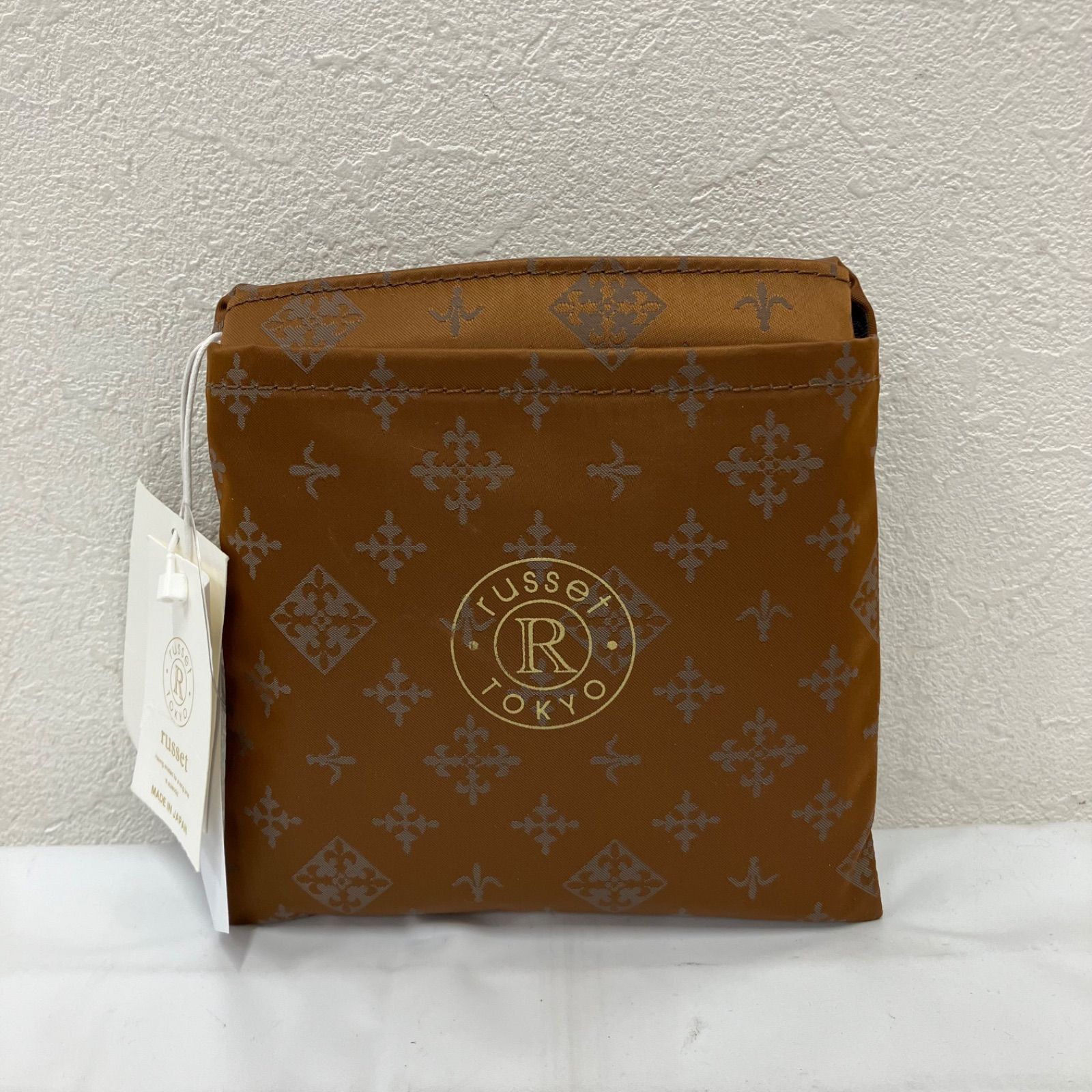 9540 russet ラシット タグ付き ポケッタブルエコトートバッグ 