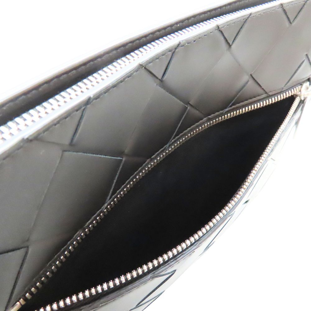 中古】BOTTEGA VENETA ボッテガヴェネタ クラッチバッグ ブラック
