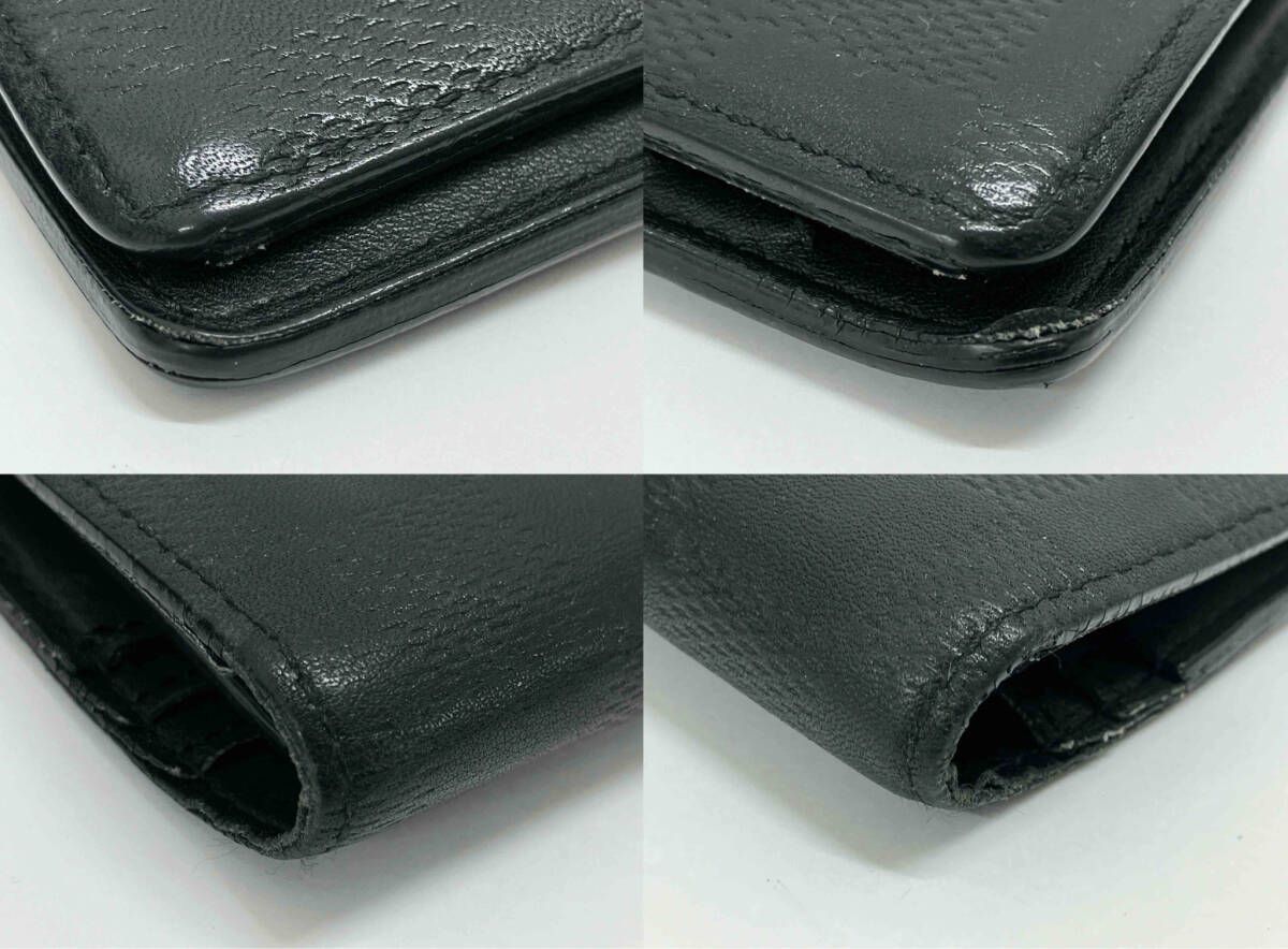 LOUIS VUITTON ダミエ アンフィニ N63010 ポルトフォイユ ブラザ 二