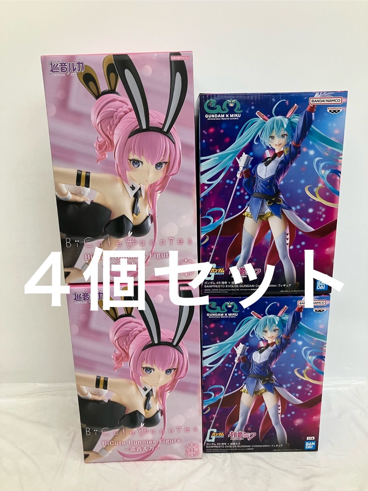 未開封 初音ミク 巡音ルカ フィギュア 4個 LF2585 f107 - メルカリ