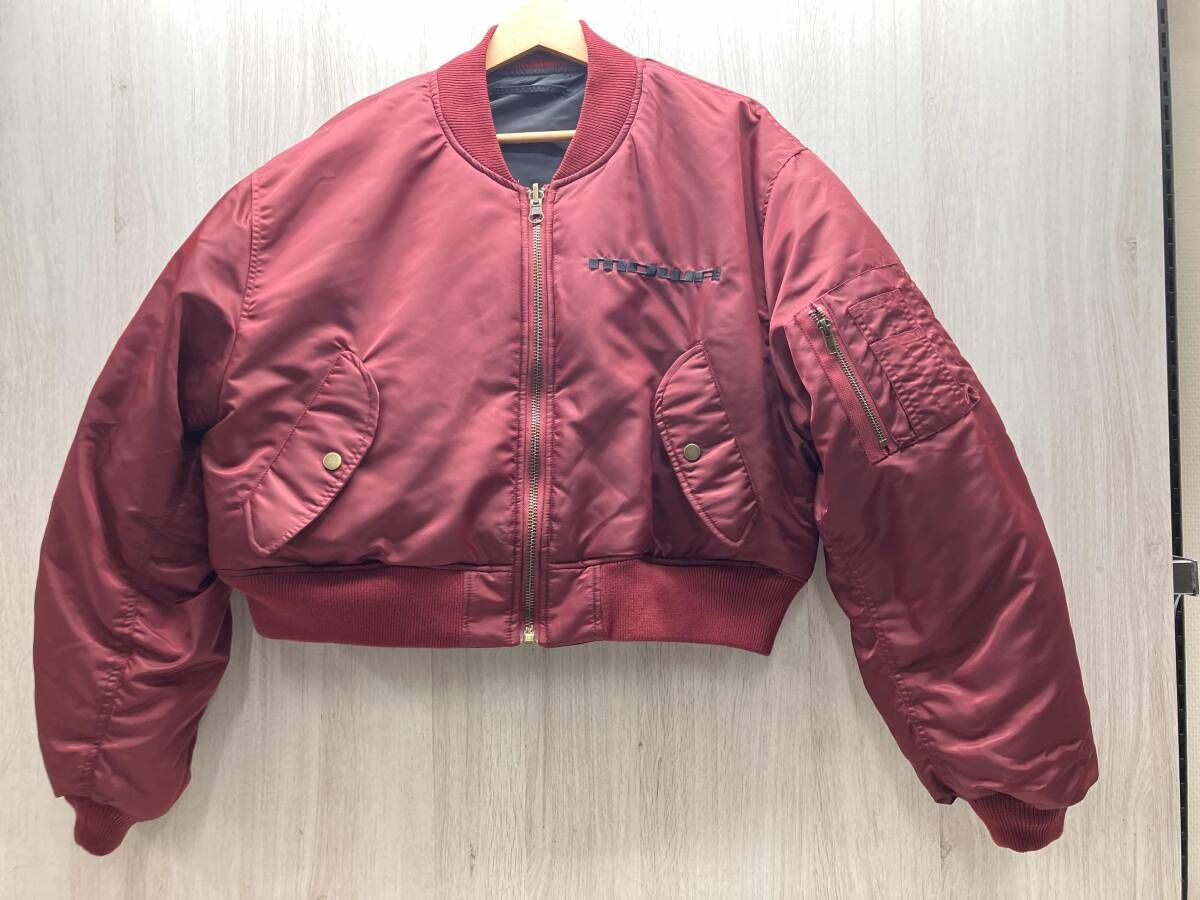 Mowalola  のアーティスティックなMA-1ジャケット MOWALOLA /モワローラ TYSON BOMBER JACKET/タイソンボンバー
