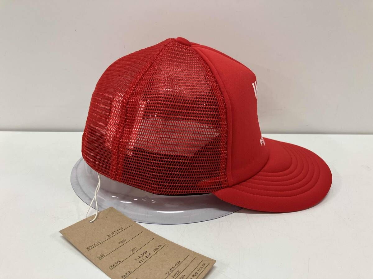 RATS ラッツ MESH CAP “WAY OF LIFE”メッシュキャップ タグ付 25SS 赤
