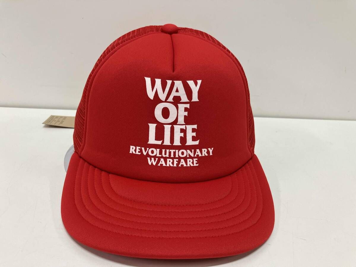 RATS ラッツ MESH CAP “WAY OF LIFE”メッシュキャップ タグ付 25SS 赤