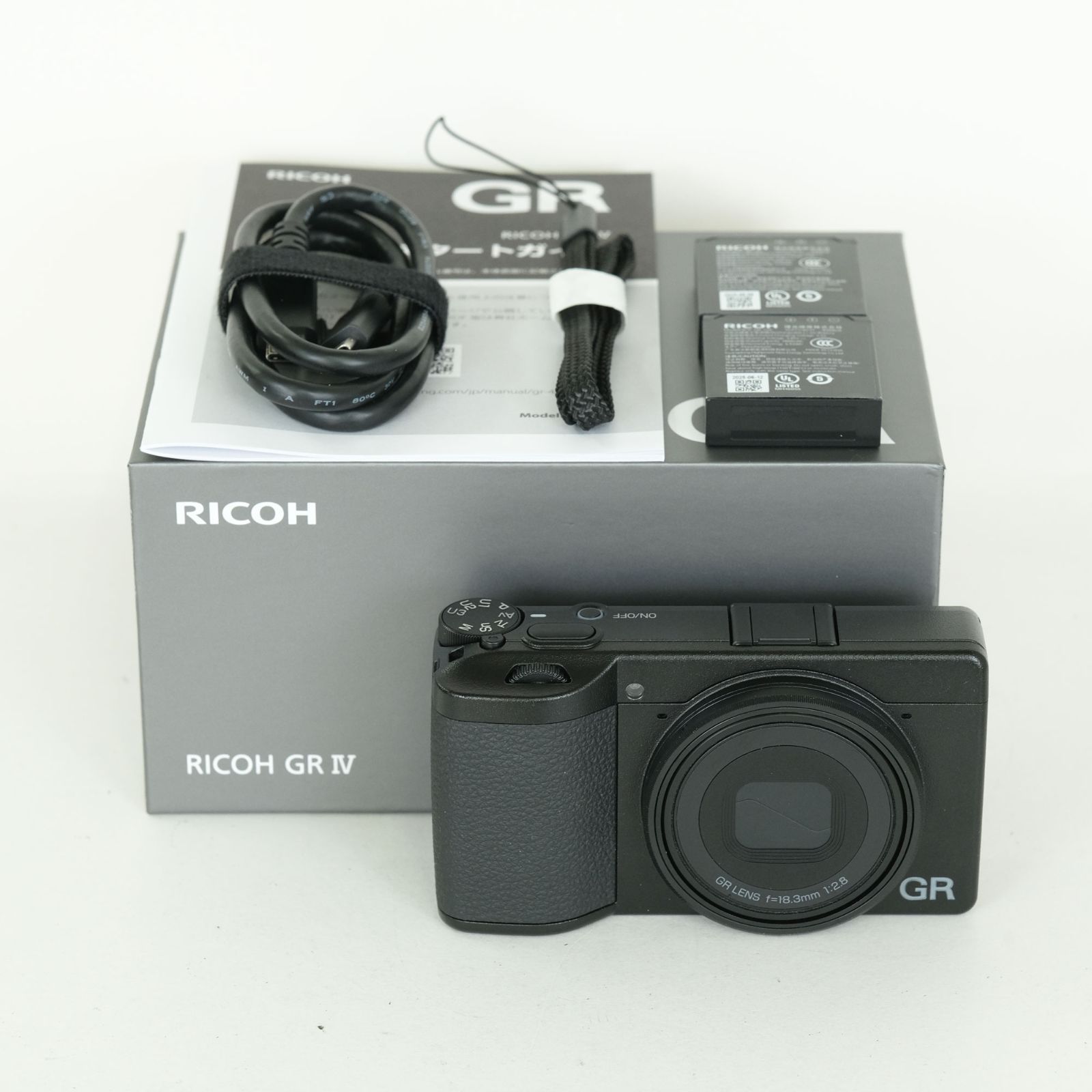 RICOH GR IV ほぼ未使用 シャッター45回 保証書付 新品同様 | シャッター数45回] RICOH GR IV | コンパクトデジタル