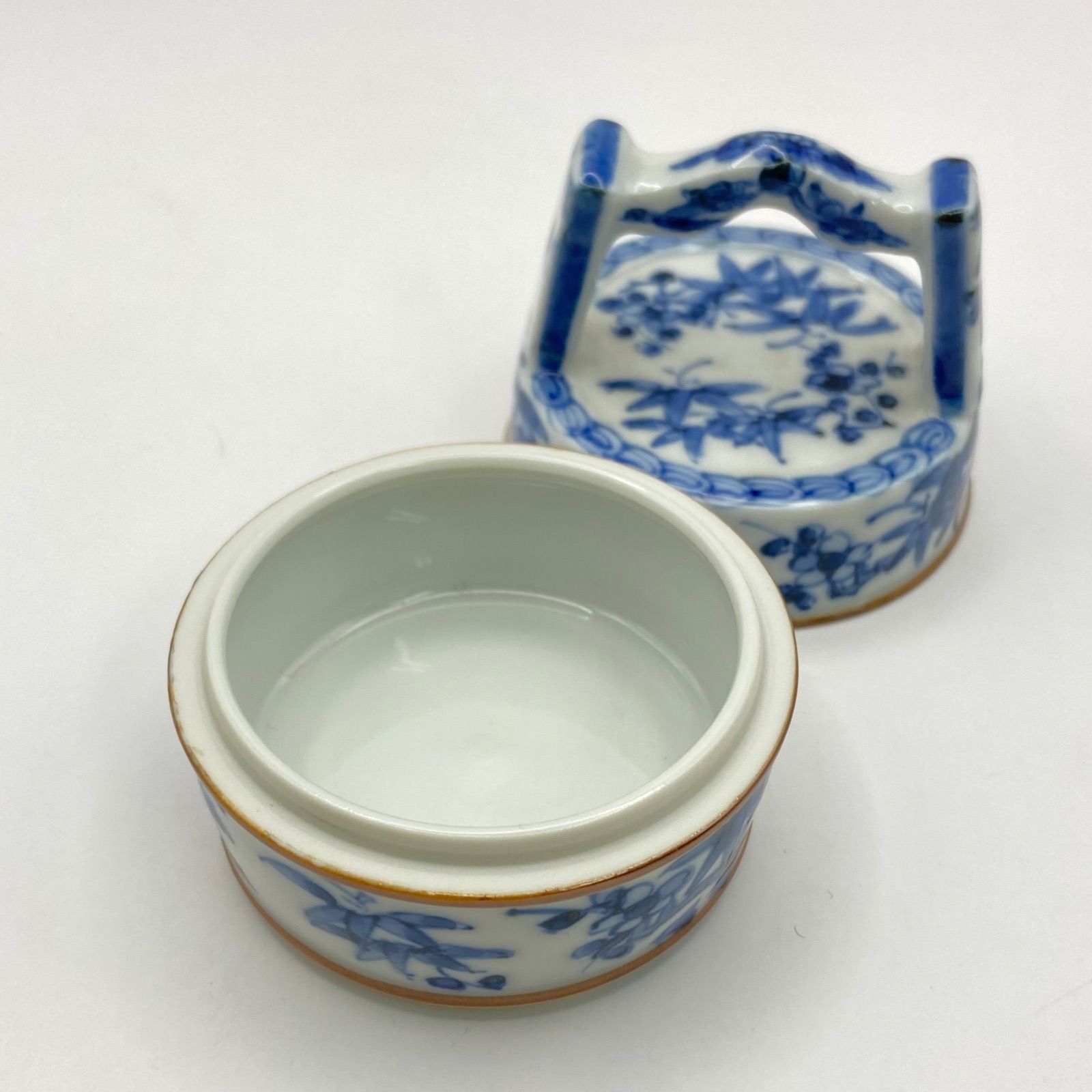 手桶香合 染付 高野昭阿弥 共箱入 茶道具 茶器 香道具 未使用 - メルカリ