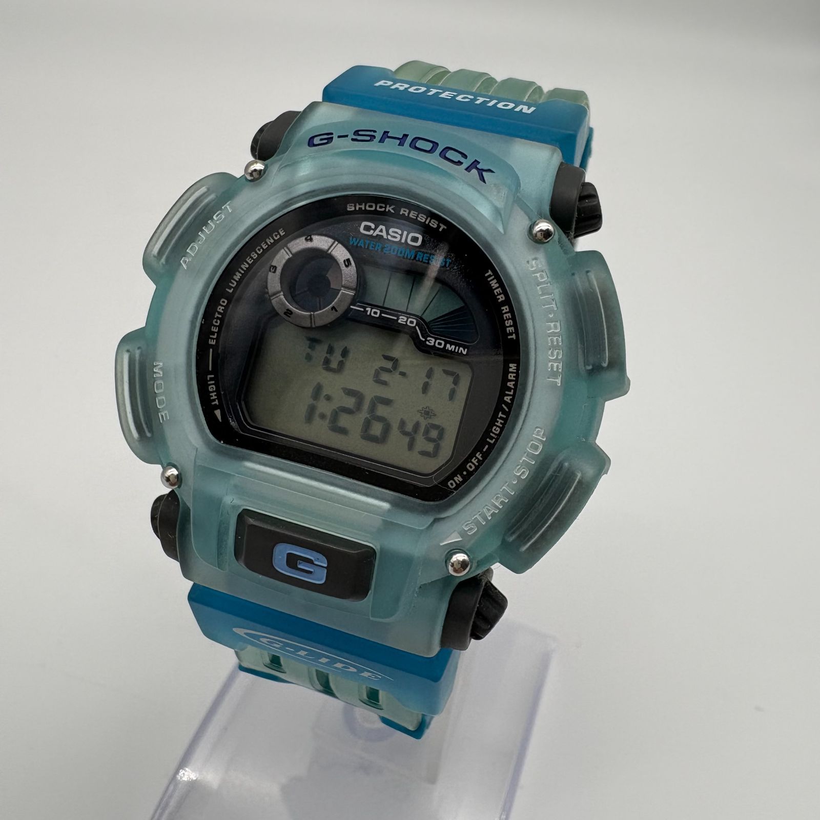 CASIO G-SHOCK 1627 DW-9000 カシオ ジーショック スケルトン ブルー 