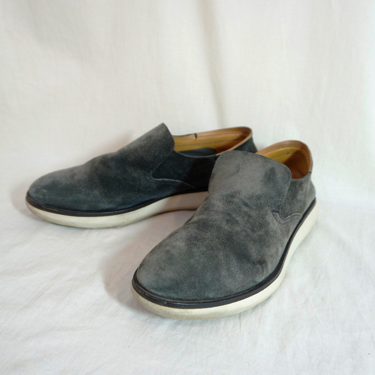GIORGIO ARMANI (9) ジョルジオアルマーニ X2J102 スエード スリッポン 