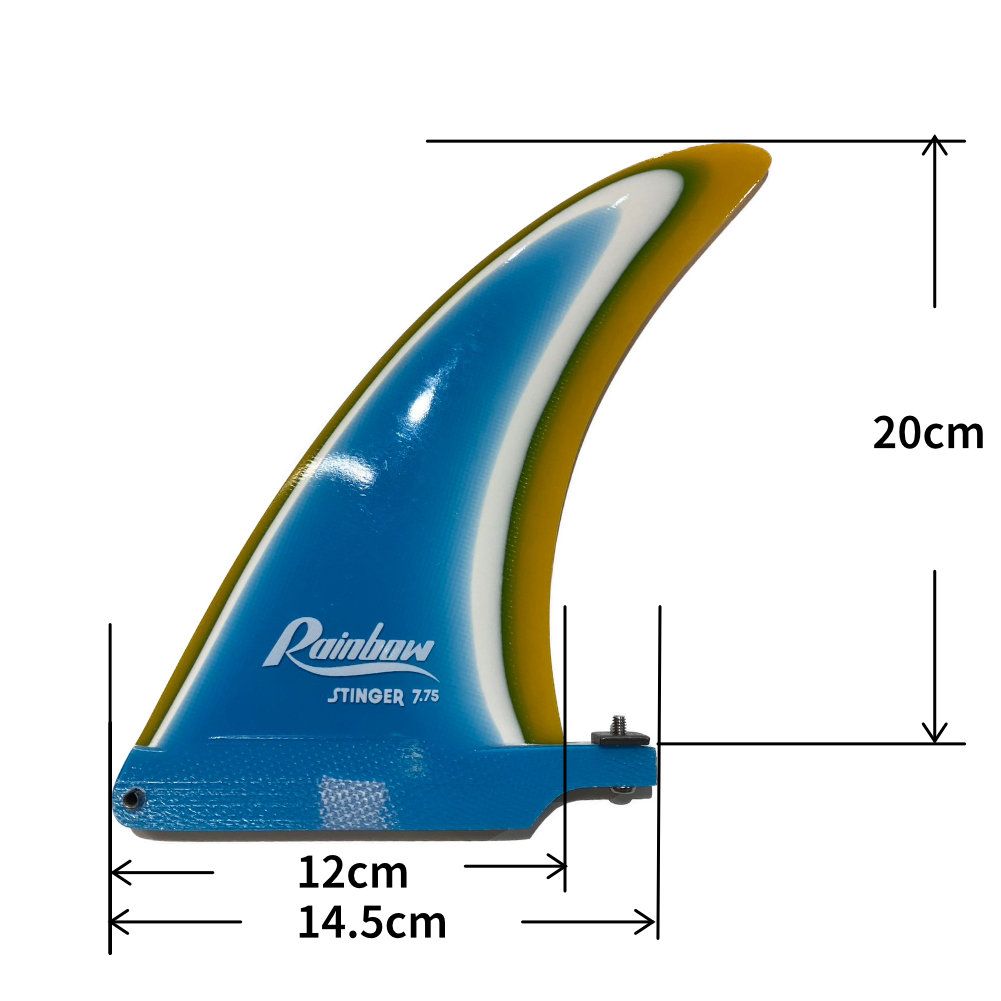 新品】ロングボードフィン Rainbow fin Stinger 7.75 レインボーフィン