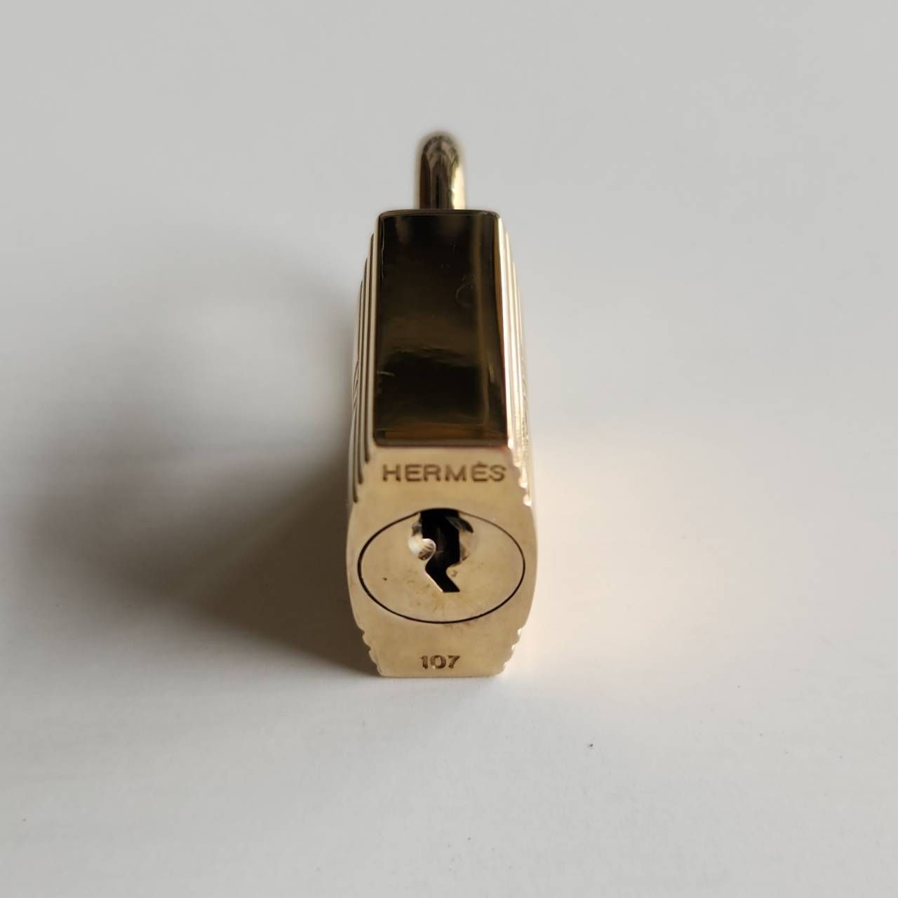 HERMES エルメス カデナ 107 鍵 セット 南京錠 ゴールド ロック