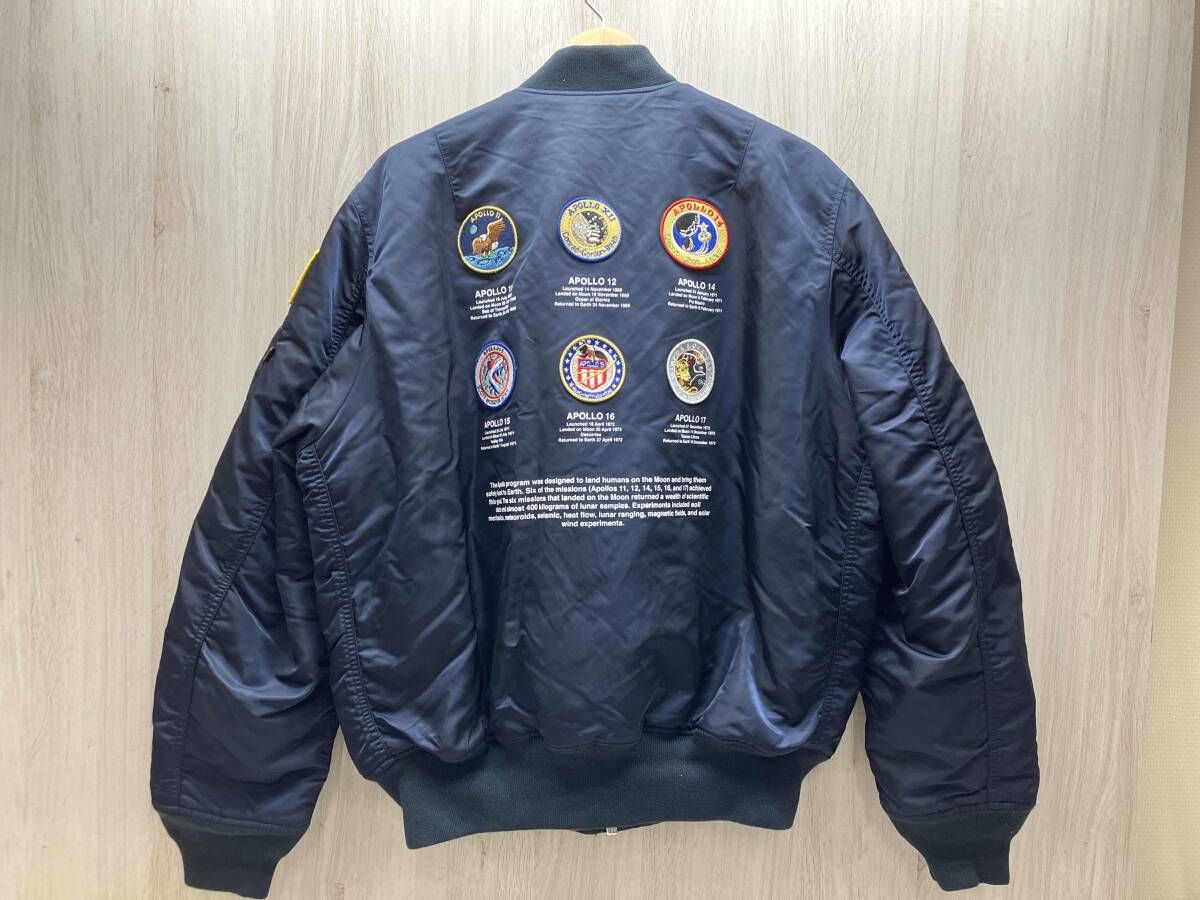 ALPHA アルファインダストリーズ MA-1 アポロ NASA 赤 M アルファ