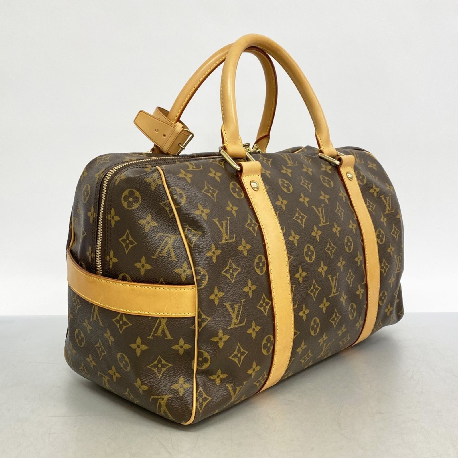 ルイヴィトン M40074 ボストンバッグ ブラウン  LOUIS VUITTON キャリーオール モノグラム LOUIS VUITTON（ルイ・ヴィトン） キャリーオール ボストンバッグ