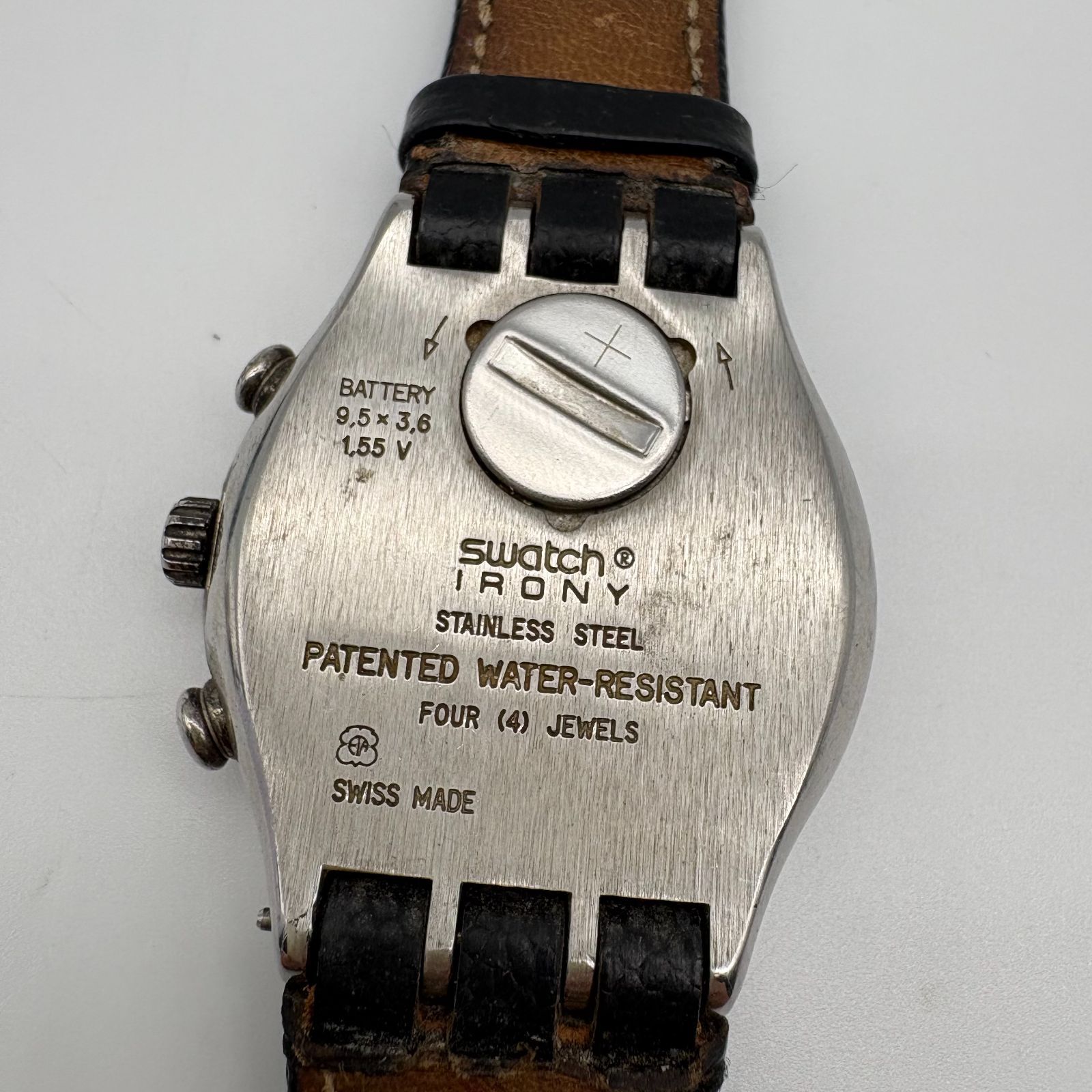 Swatch IRONY スウォッチ アイロニー クロノグラフ 黒文字盤 腕時計