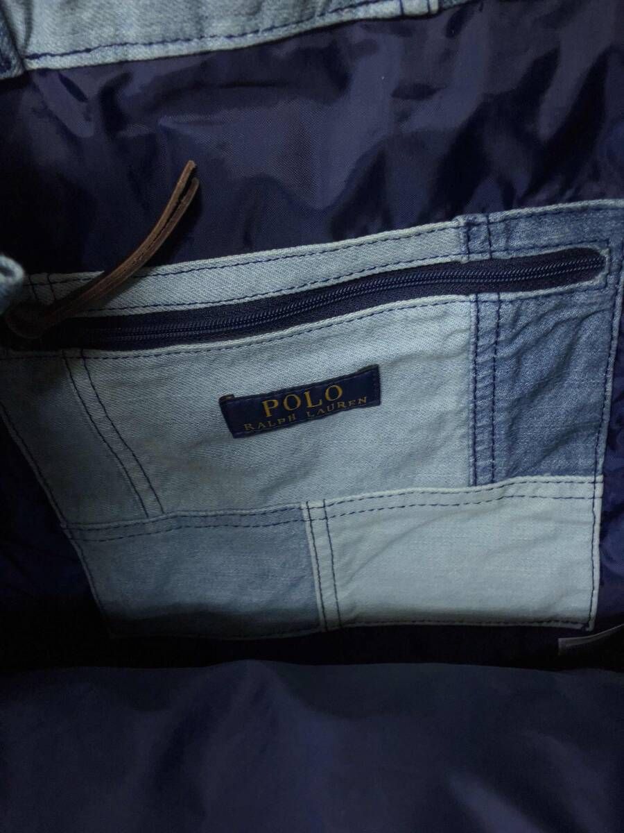 POLO RALPH LAUREN ポロ ラルフローレン パッチワークデニムショッパー