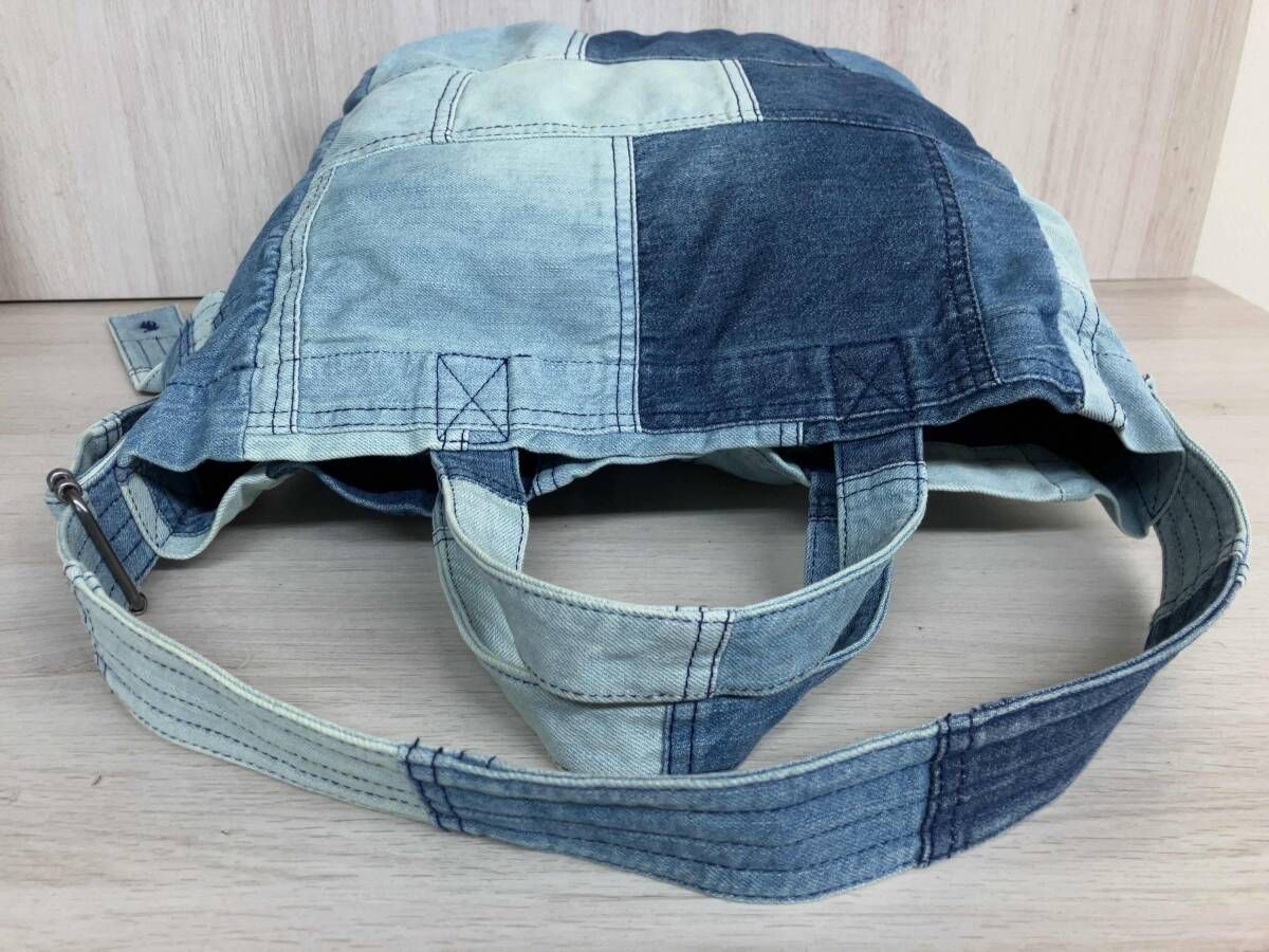 POLO RALPH LAUREN ポロ ラルフローレン パッチワークデニムショッパー