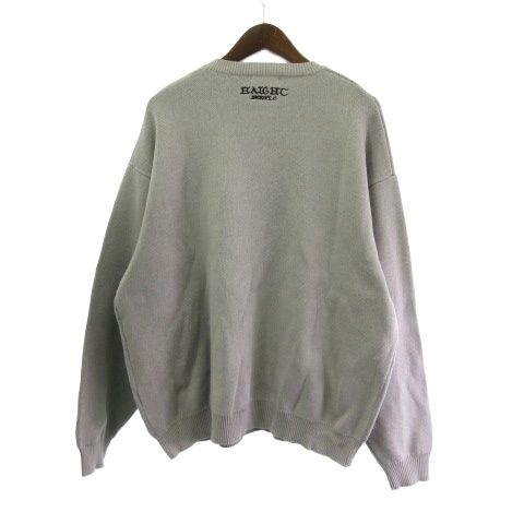 ヘイト HAIGHT ニット セーター ZZ UNCLE SWEATER プルオーバー グレー