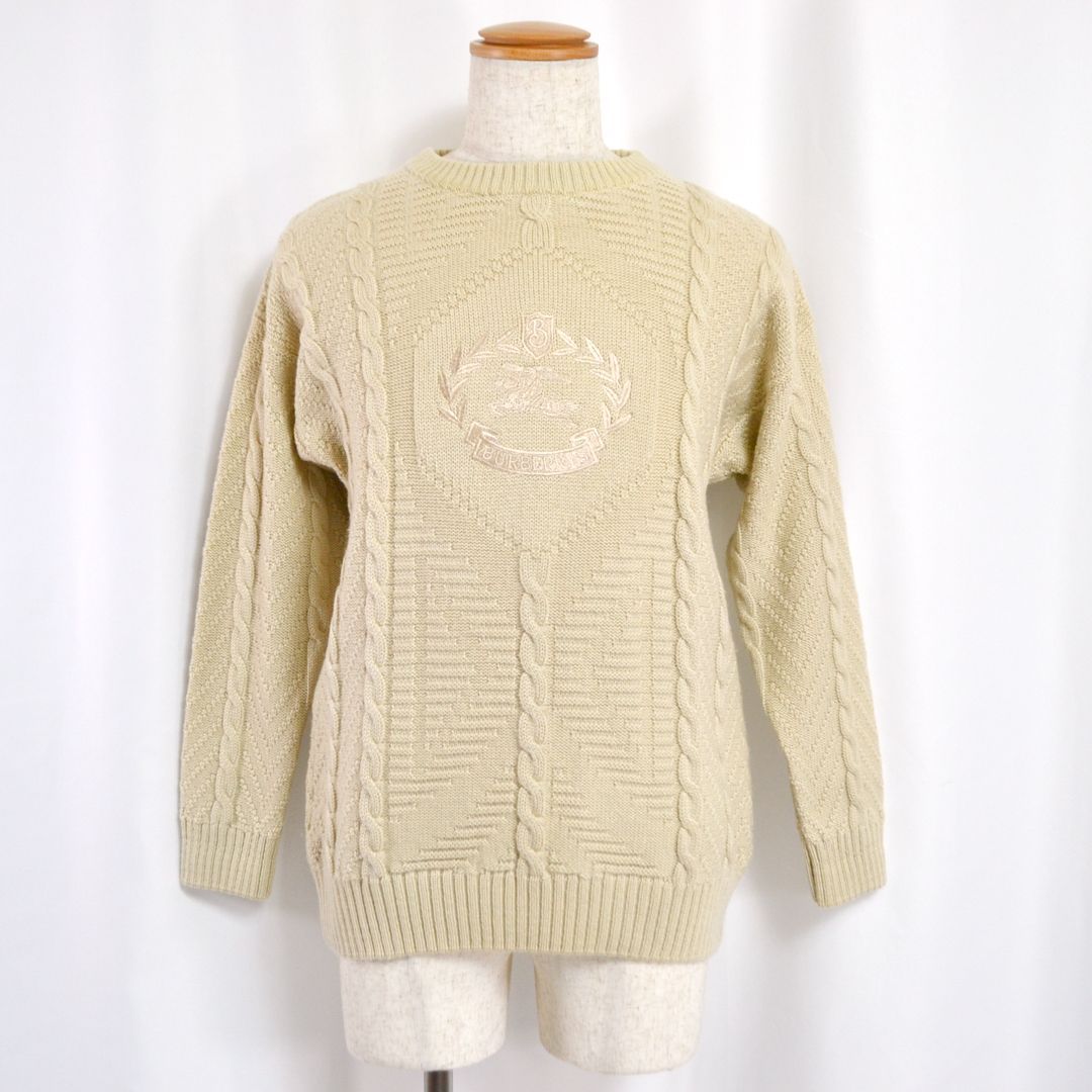 新品】BURBERRYSバーバリーズ 90sヴィンテージ英国製 ウールアクリル