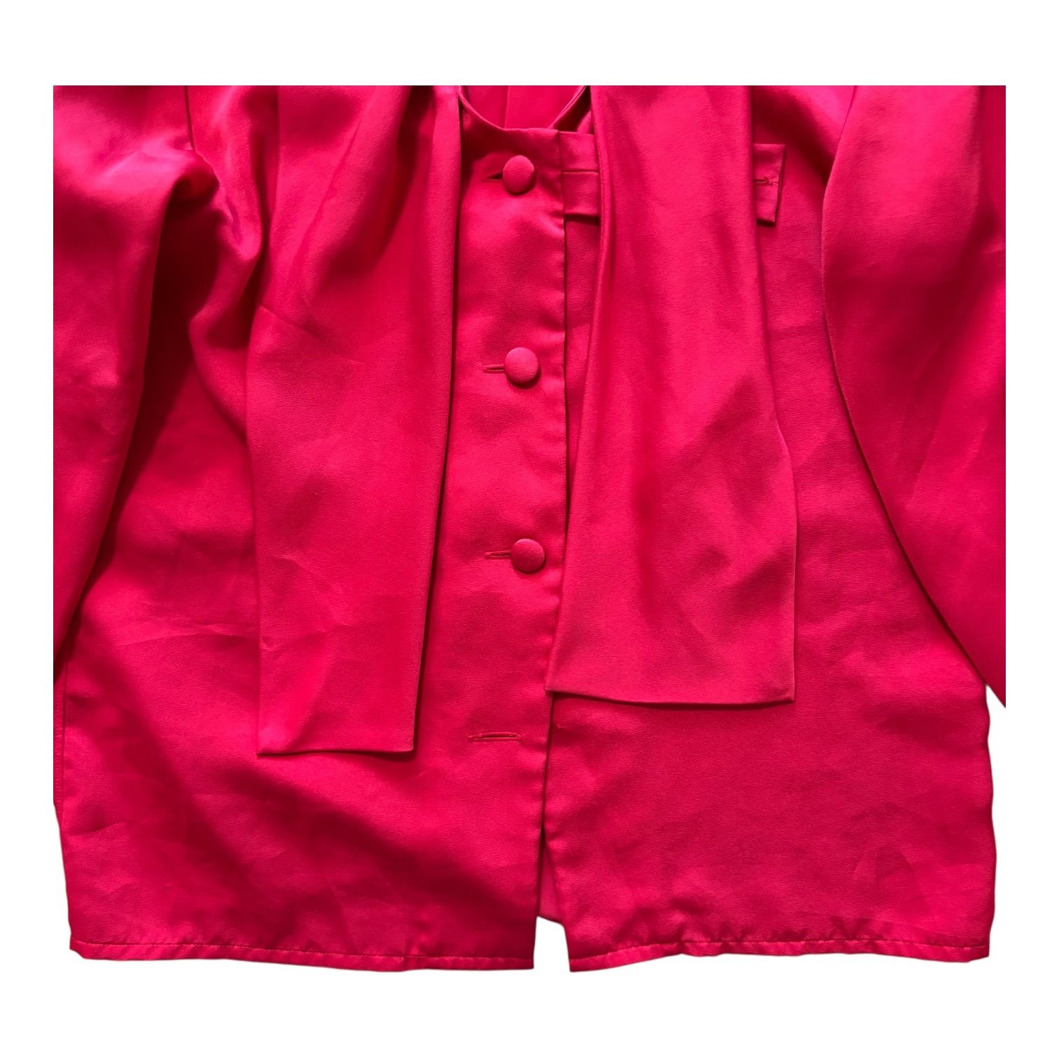 Yves Saint Laurent イヴ・サンローラン ボウタイブラウス サン