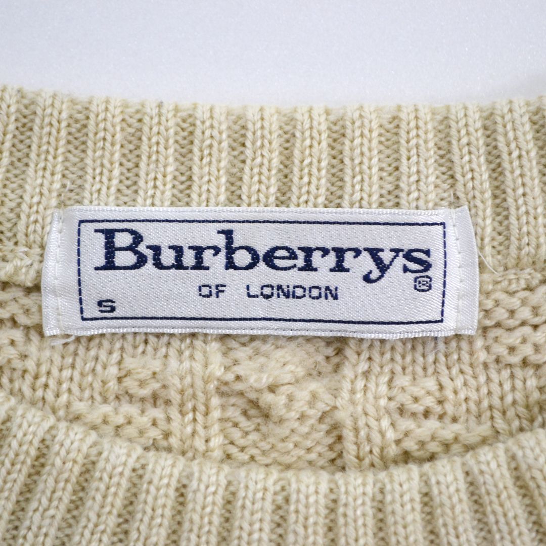 新品】BURBERRYSバーバリーズ 90sヴィンテージ英国製 ウールアクリル