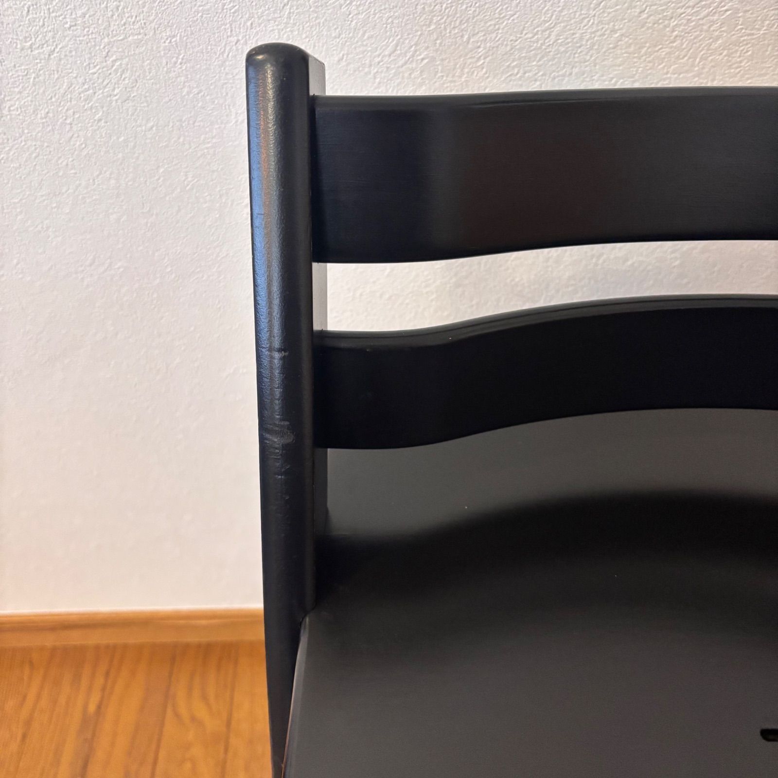 ストッケ トリップ トラップ ベビーチェア+ベビーセット ブラック 希少 