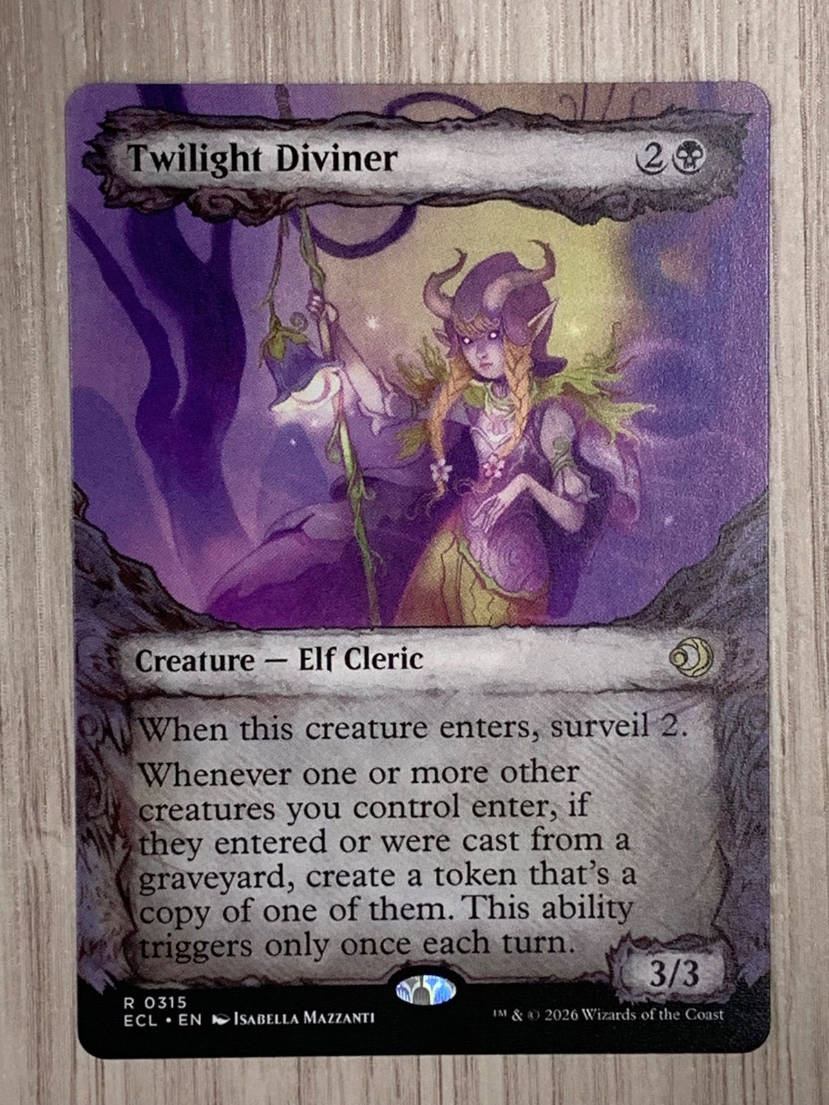 英語版】マジック・ザ・ギャザリング Twilight Diviner 黄昏の占者 R