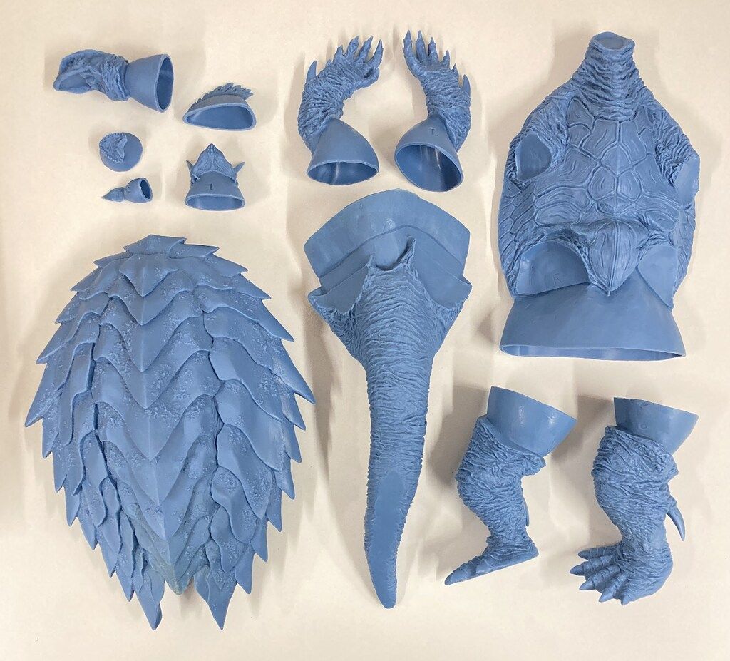 海洋堂 1/400 ソフビキット ガメラ1999(G3) 復刻版 - メルカリ