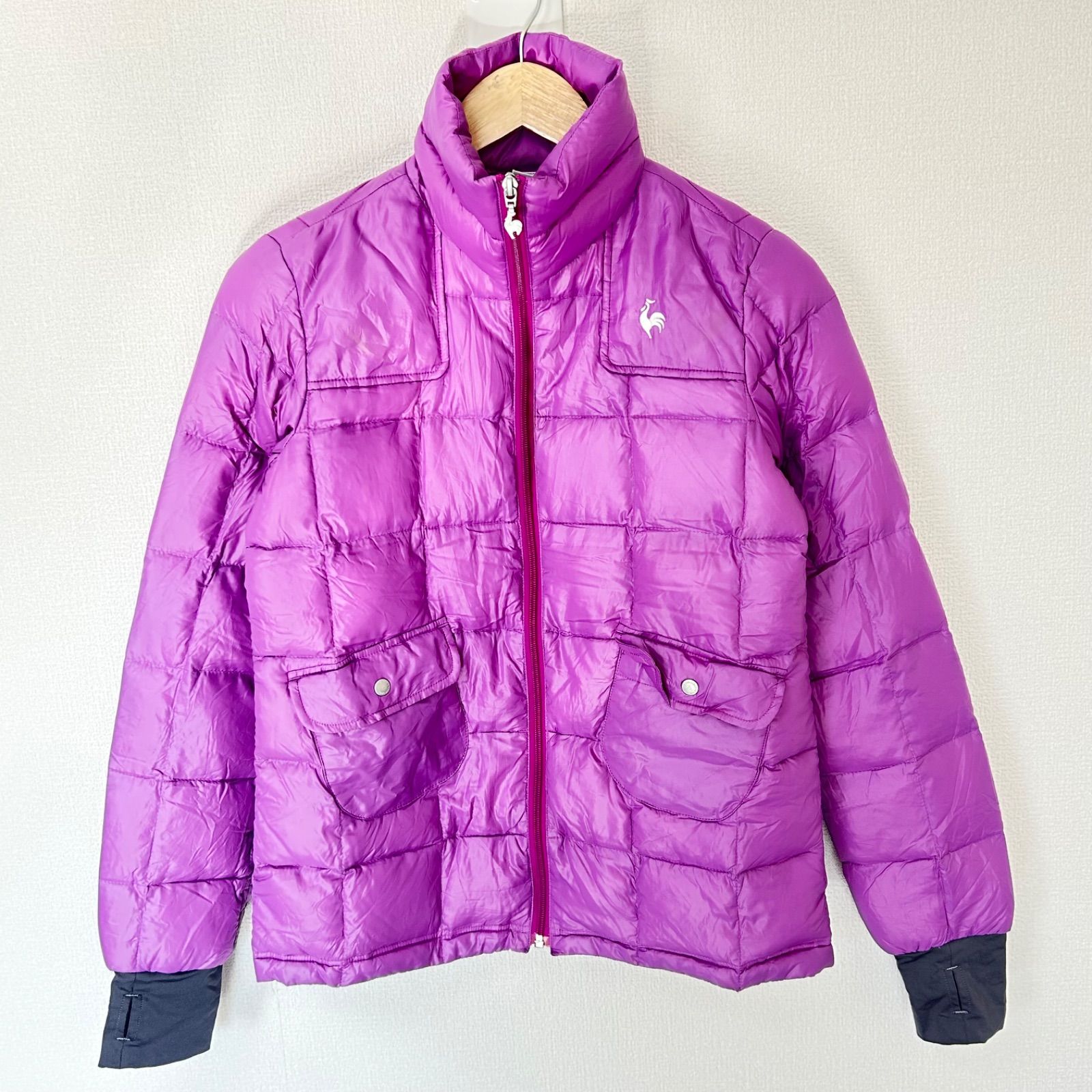 w^)b le coq sportif ルコックスポルティフ ダウンジャケット ナイロン 