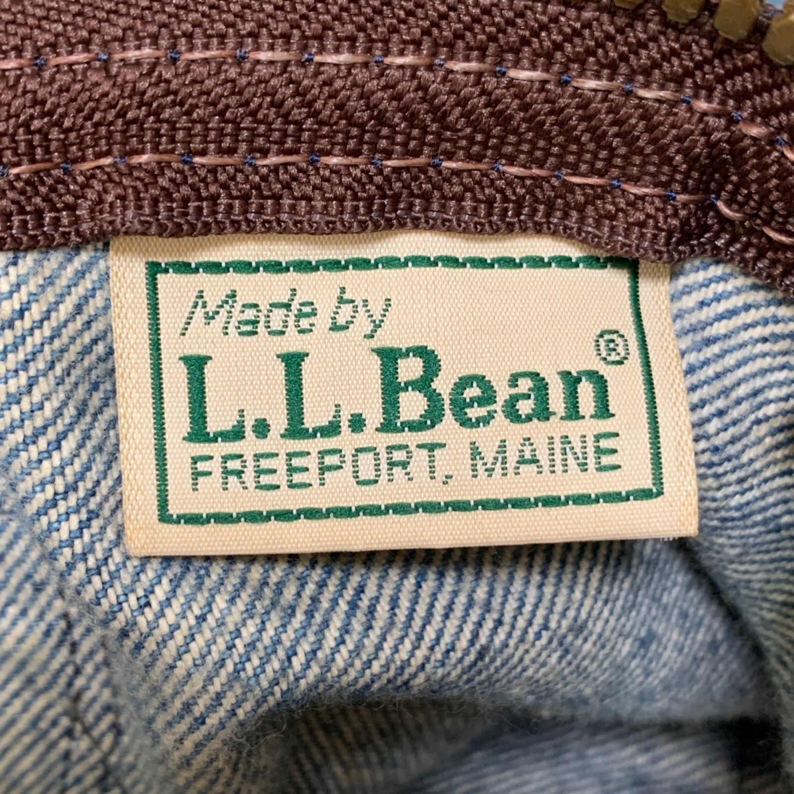 L.L.Bean 80s デニムボストンバッグ ジムバッグ ドラムバッグ