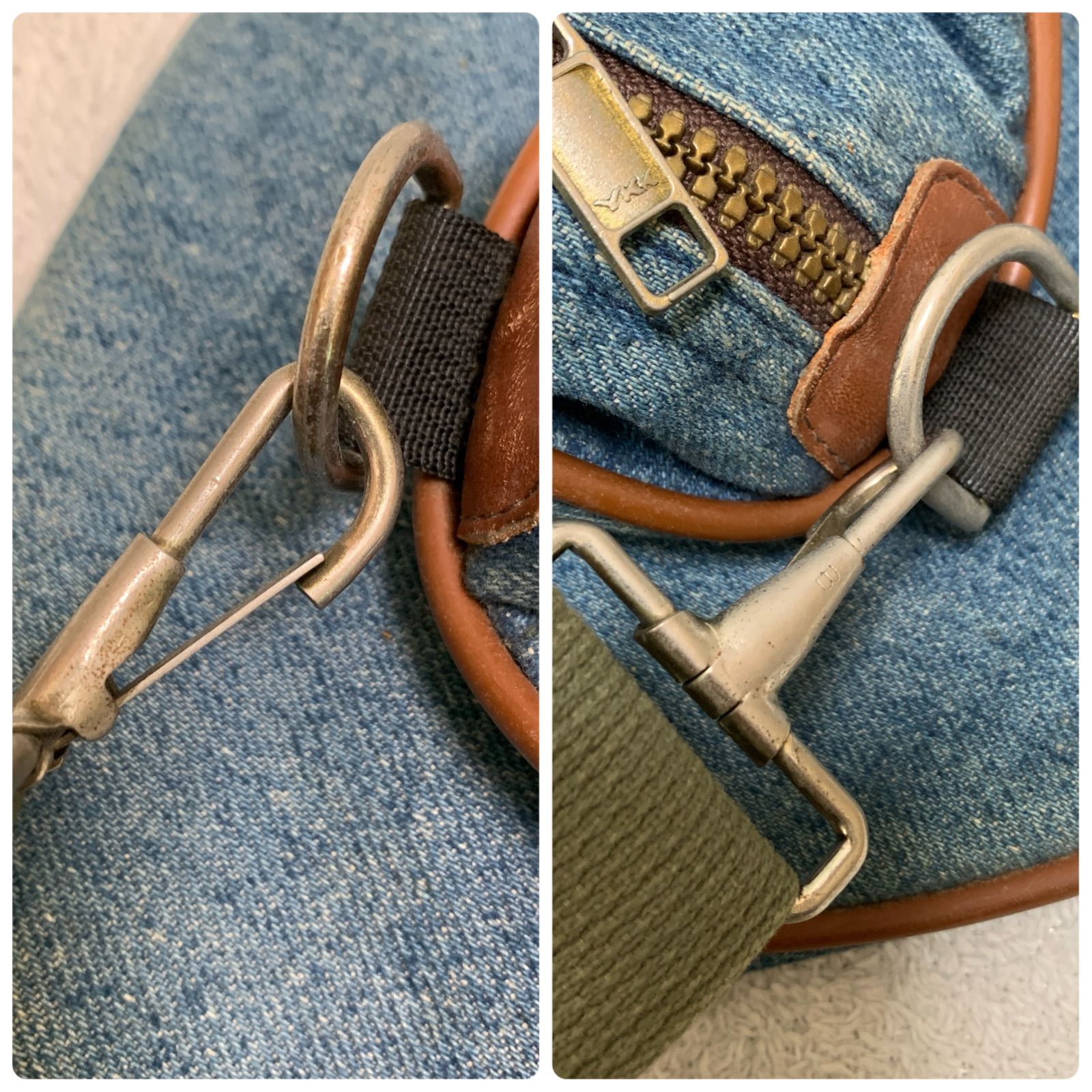 L.L.Bean 80s デニムボストンバッグ ジムバッグ ドラムバッグ
