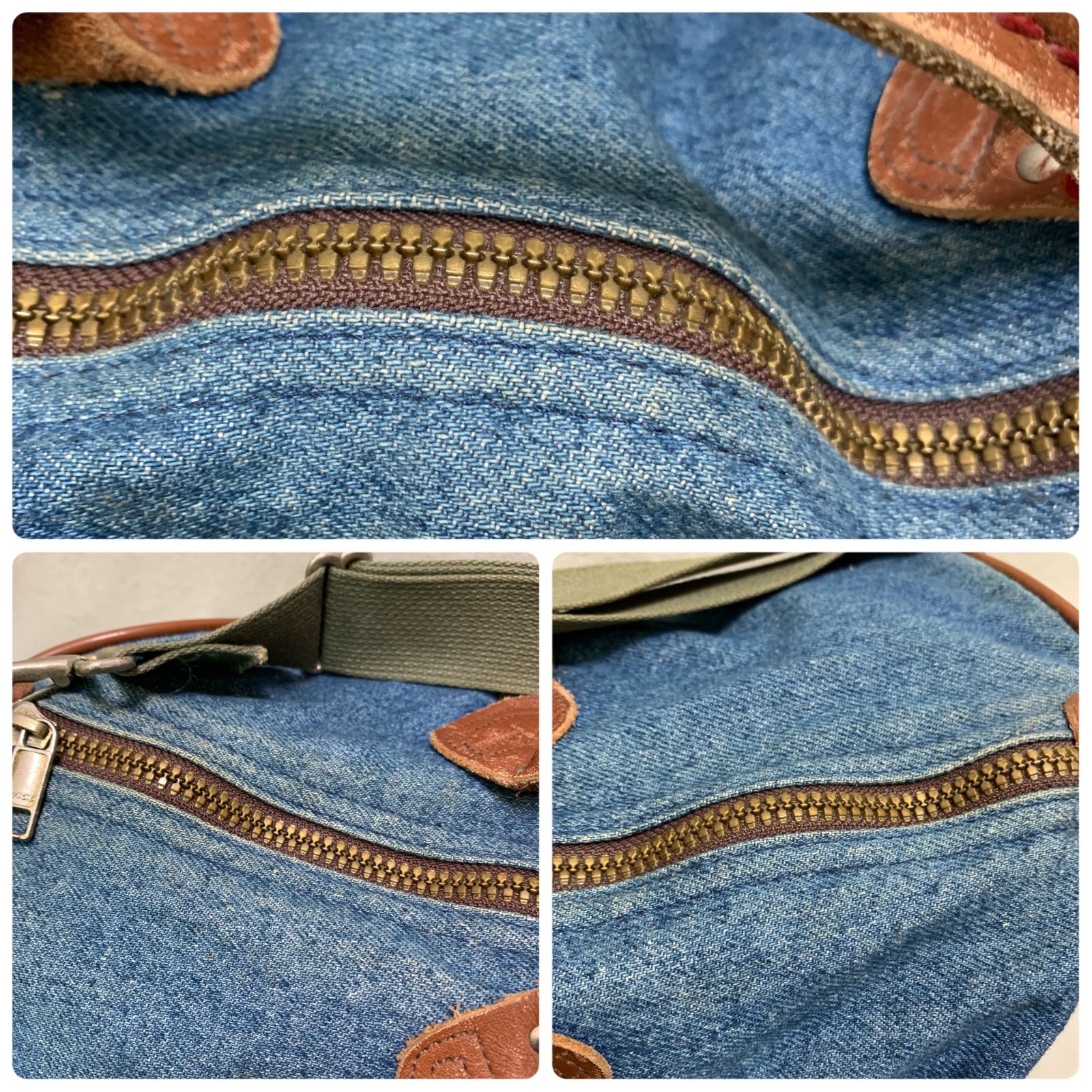 L.L.Bean 80s デニムボストンバッグ ジムバッグ ドラムバッグ