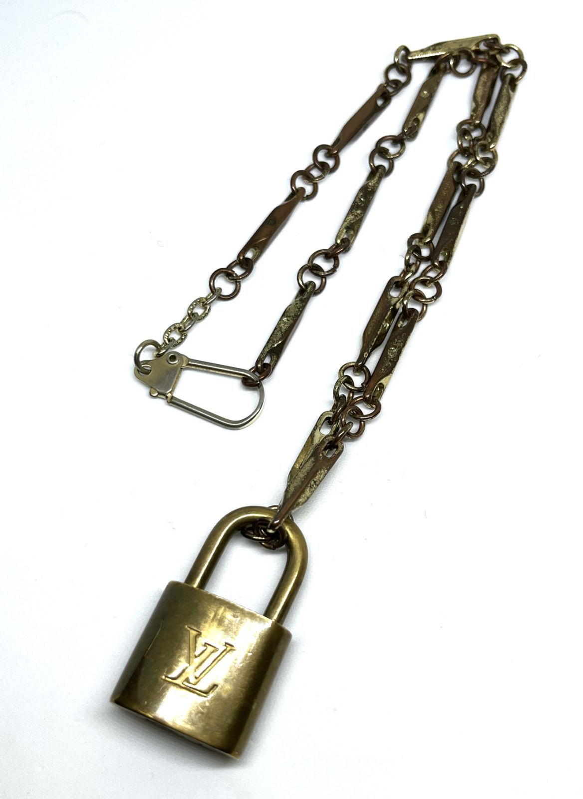 LOUIS VUITTON コリエ ハート ロック 南京錠 ネックレス VUITTON 