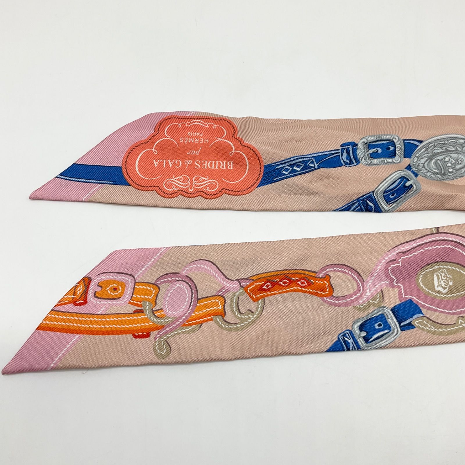 HERMES エルメス ツイリースカーフ Brides de Gala Applique Pique