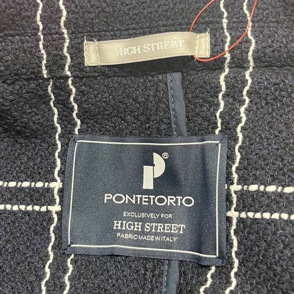 ◇ 未使用 ハイストリート HIGH STREET ジャケット PONTETORTO 
