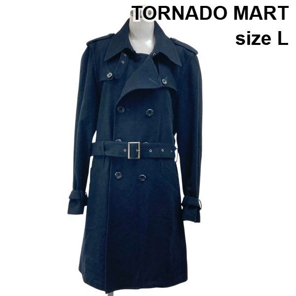 □ トルネードマート TORNADO MART トレンチコート ダブルブレスト 