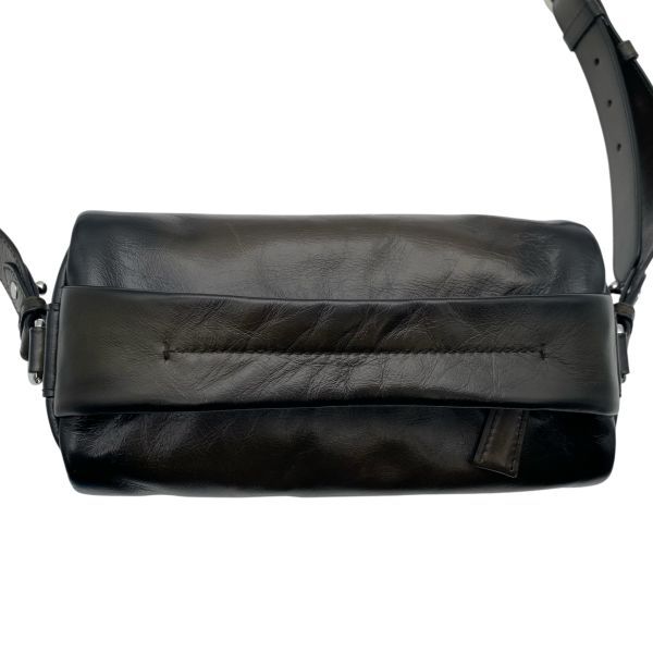 美品 プラダ PRADA ショルダーバッグ ハンドバッグ 2WAY ドラム型 ロゴ 