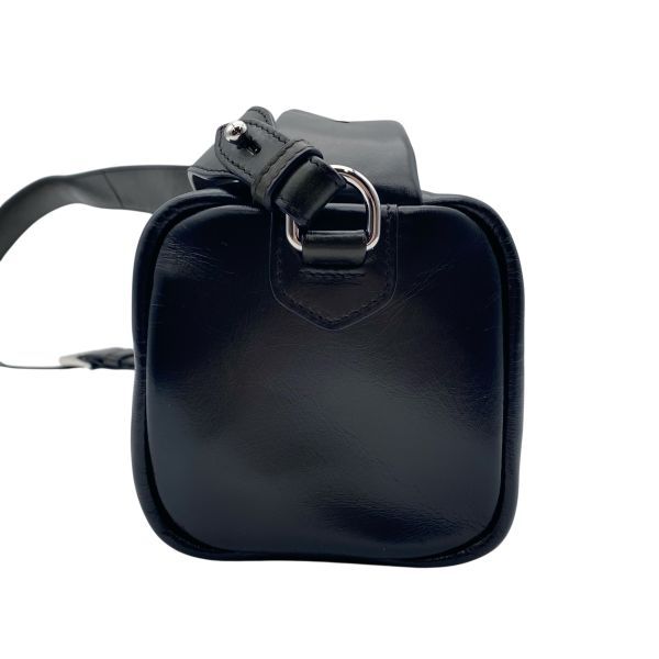 美品 プラダ PRADA ショルダーバッグ ハンドバッグ 2WAY ドラム型 ロゴ 