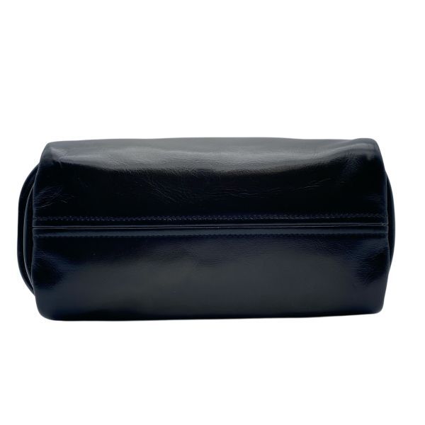 美品 プラダ PRADA ショルダーバッグ ハンドバッグ 2WAY ドラム型 ロゴ 