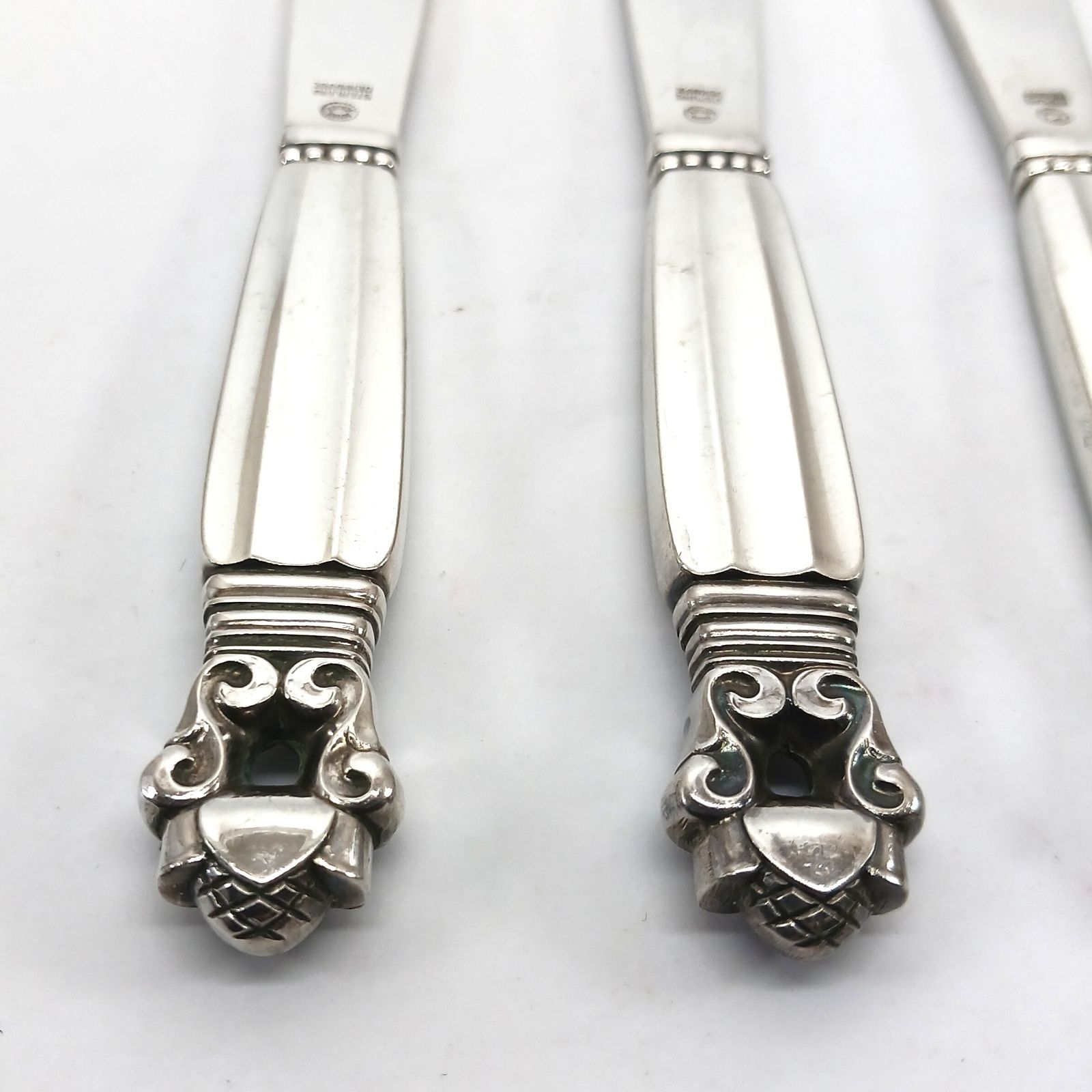 Georg Jensen ジョージジェンセン ACORN エコーン バターナイフ 4本