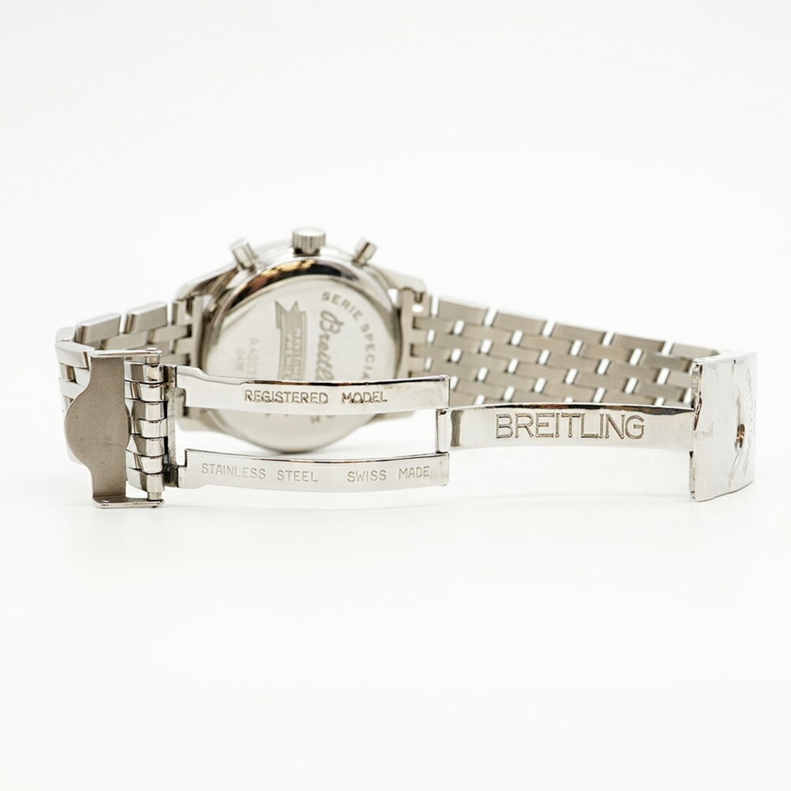  ブライトリング ナビタイマー プレミエ A40035 黒文字盤腕時計 メンズ ストライプシャツ 自動巻き時計 腕時計(アナログ)