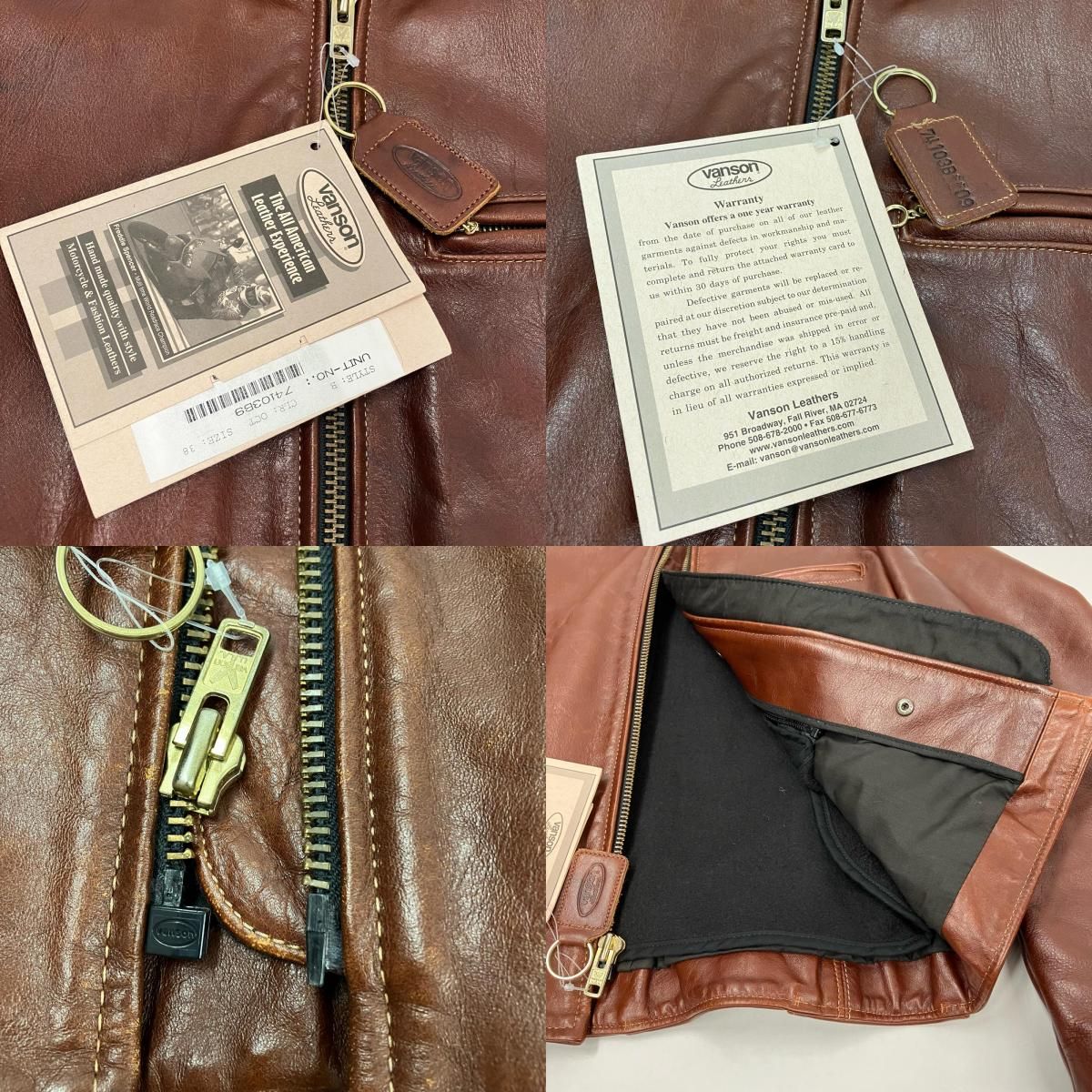 イオン広店】 中古 VANSON | バンソン ライダースジャケット MODEL B 