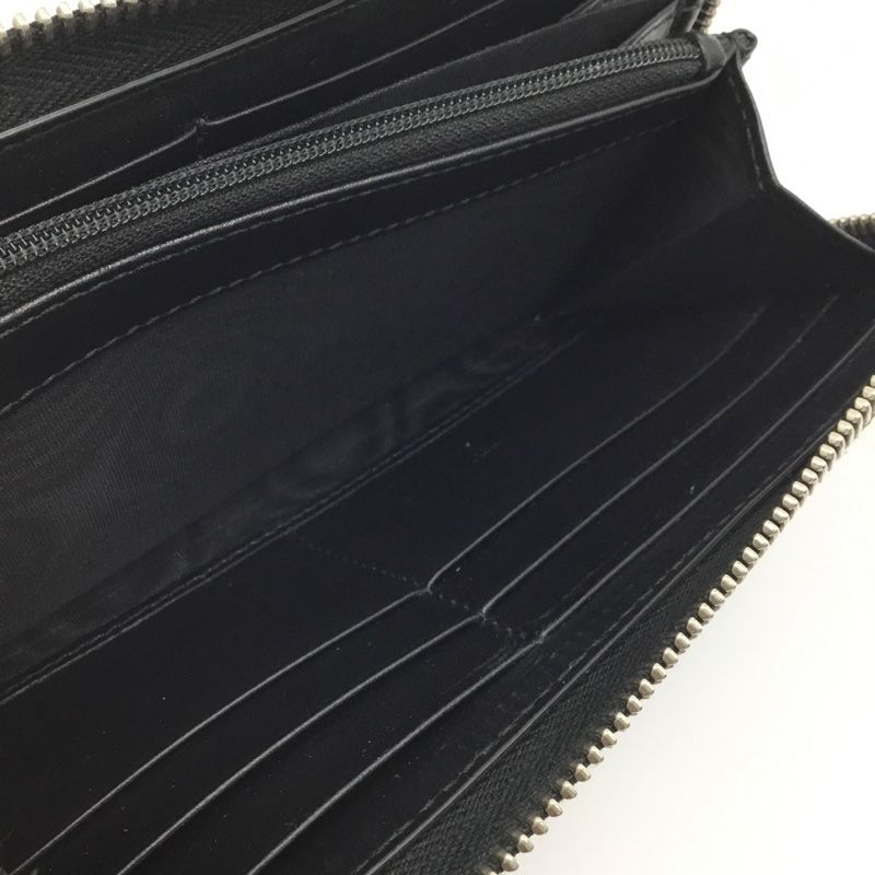 グッチ 長財布 ラウンドファスナー シェリーライン黒 408831 GUCCI【グッチ】ラウンドファスナー長財布 408831 レザー ブラック GG