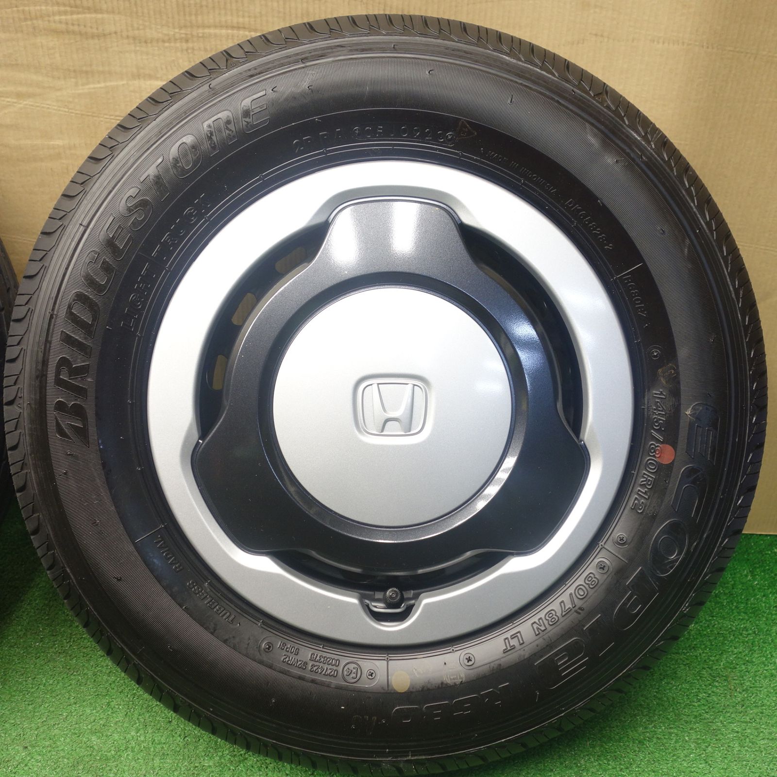 新車外し！23年☆ホンダ N-VAN 純正 スチール 145/80R12 80/78N 