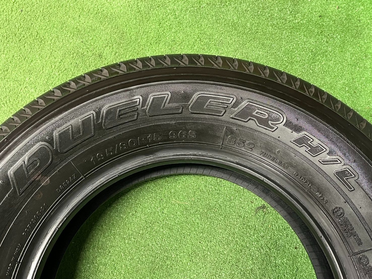 2025年 バリ溝！】ブリヂストン デューラー H/L 195/80R15 96S 4本