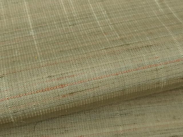 平和屋着物○極上 紅花紬 米沢 紅百彩 渡源織物謹製 証紙付き 逸品