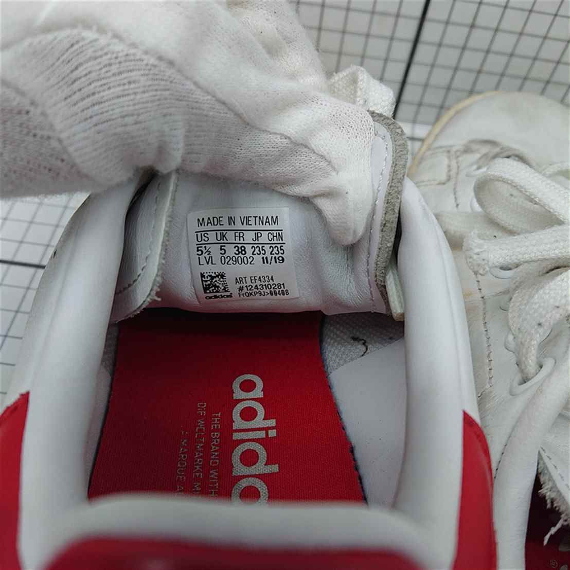 ◇ Θ アディダス adidas スタンスミス EE4334 ホワイト系 レッド系 